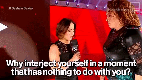 Charly Caruso Mind Your Own Business GIF - Charly Caruso Mind Your Own Business Wwe GIFs