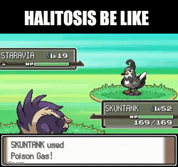 a pokemon game is being played on a video game console and a bird is talking to another bird .