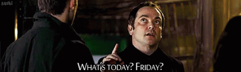 Crowley Friday GIF - Crowley Friday GIFs