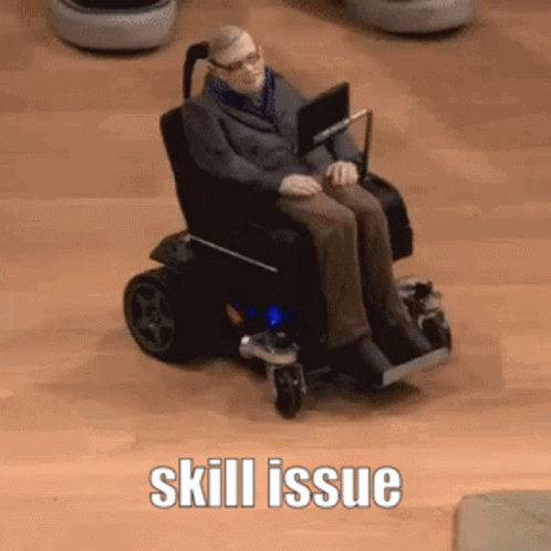 Hawking Drift GIF - Hawking Drift Skill Issue GIFs