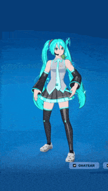 hatsune miku is a character in a video game called chatear