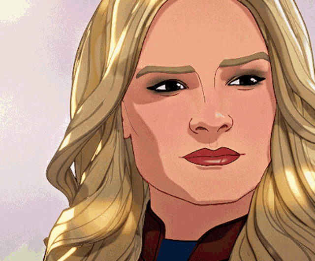 Marvels What If Captain Marvel GIF - Marvels What If Captain Marvel Salute GIFs