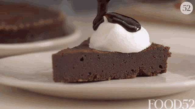Finishing Chocolate Syrup GIF - Finishing Chocolate Syrup Slide Of Cake GIFs