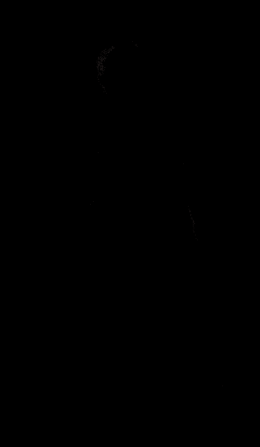 a man in a white shirt is standing in front of a screen that says status event last date and not found