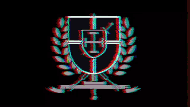 a computer generated image of a trophy with a laurel wreath around it
