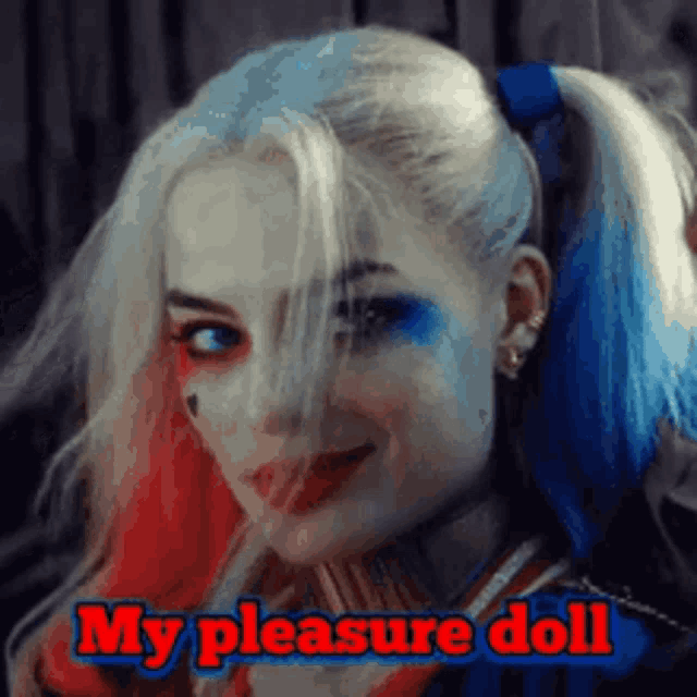 Harley Quinn My Pleasure Done GIF - Harley Quinn My Pleasure Done Wink GIFs
