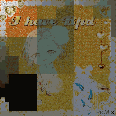 a picture of a girl with the words i have spa
