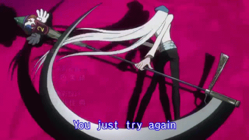 You Just Try Again Hunter X Hunter GIF - You Just Try Again Hunter X Hunter GIFs