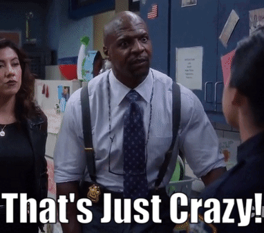 B99 Terry Jeffords GIF - B99 Terry Jeffords Thats Just Crazy GIFs