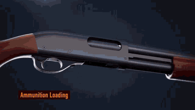 a close up of a shotgun with two bullets coming out of it
