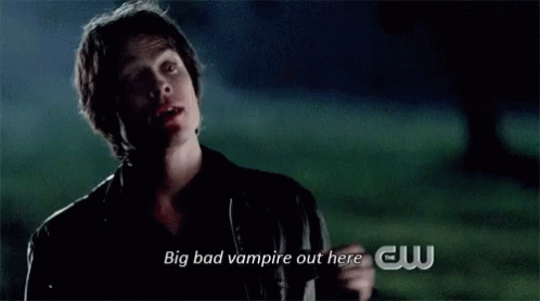Big Bad Vampire Damon Salvatore GIF - Big Bad Vampire Damon Salvatore Ian Somerhalder GIFs