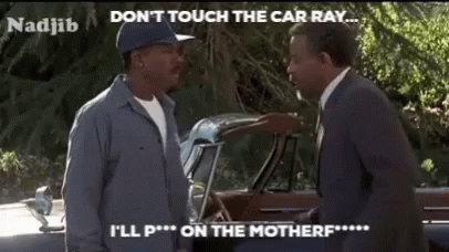 Life Dont Touch The Car Ray GIF - Life Dont Touch The Car Ray Ill Piss On The Motherf GIFs
