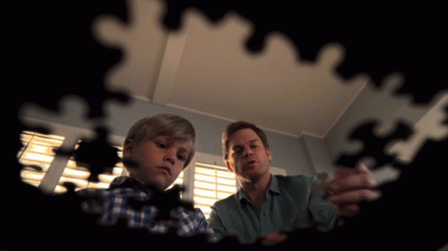 Putting The Pieces Together (Get It?!) GIF - Dexter Drama Showtime GIFs