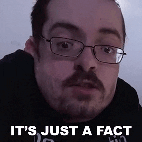 Its Just A Fact Ricky Berwick GIF - Its Just A Fact Ricky Berwick Therickyberwick GIFs