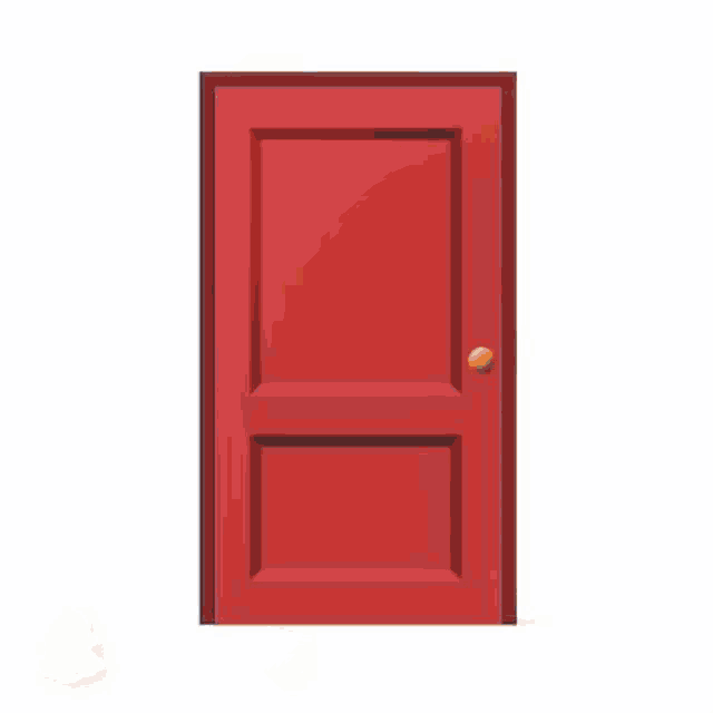 a man is kicking open a door with his foot