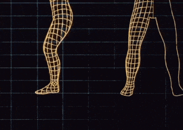 a drawing of a robotic leg with the words guilty and discovery ones written on it