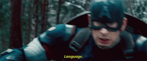 Captain America Avengers GIF - Captain America Avengers Language GIFs