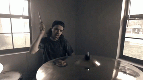 Playing Drums Collapse Song GIF - Playing Drums Collapse Song Drummer GIFs