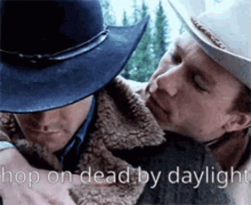 Hop On Dead By Daylight Brokeback Mountain GIF - Hop On Dead By Daylight Dead By Daylight Brokeback Mountain GIFs