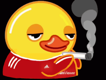 Manchester United Duck GIF - Manchester United Duck Smoking GIFs