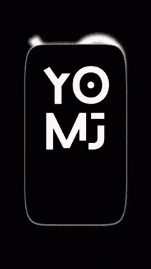 yo mj is written on a black and green background