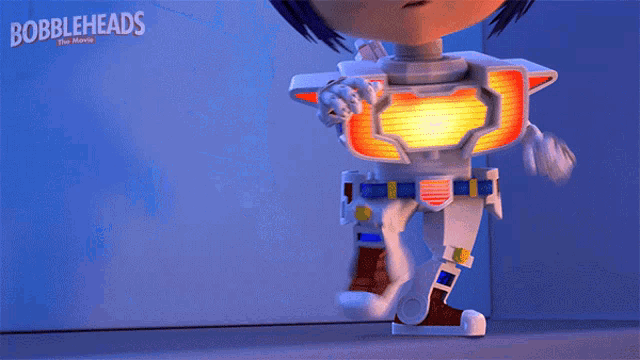 a cartoon character from bobbleheads the movie