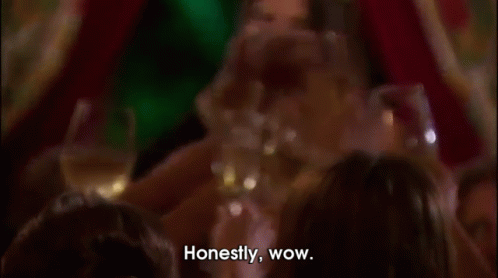 Just...Wow. GIF - The Bachelor Cheers First Impressions GIFs