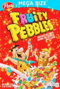 Fruity Pebbles Cereal GIF