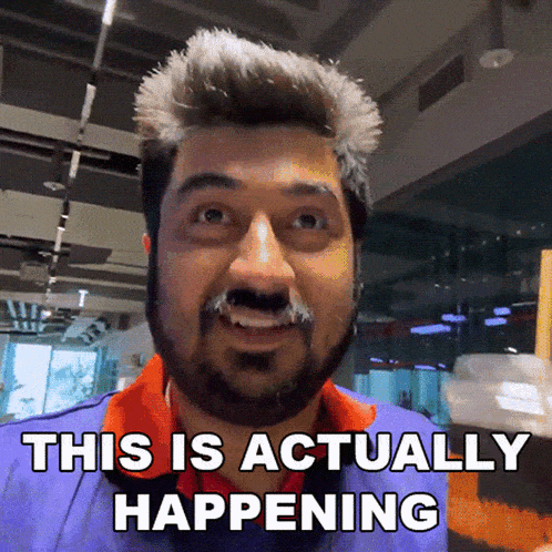 This Is Actually Happening Rushindra Sinha GIF - This Is Actually Happening Rushindra Sinha Global Esports GIFs