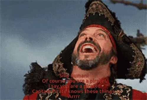 Pirate Captain Arr GIF - Pirate Captain Arr You Are A Pirate GIFs