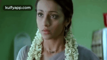 Shocked.Gif GIF - Shocked Trisha Telugu GIFs