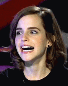 Emma Watson Shocked GIF - Emma Watson Shocked Shookt GIFs