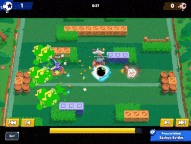a screenshot of a video game with 0:37 on the screen