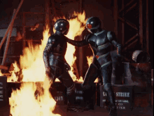 Duo Team Up GIF