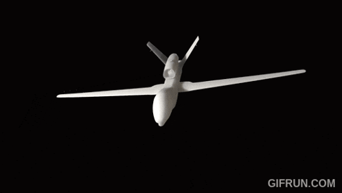 a gif from gifrun.com shows a plane flying