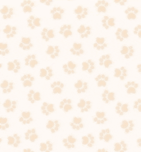 a seamless pattern with paw prints on a white background
