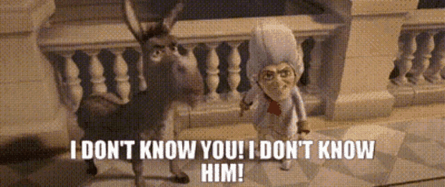 Shrek I Dont Know You GIF - Shrek I Dont Know You I Dont Know Him GIFs