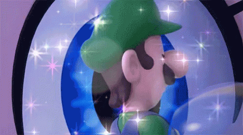 Luigi GIF - Luigi Happy Sparkles GIFs