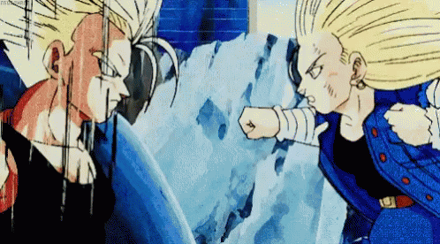 Dodge Android18 GIF - Dodge Android18 Trunks GIFs