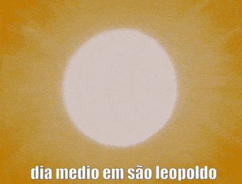 a close up of a man 's face with the words dia medio em sao leopoldo below him