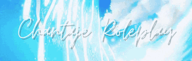 a blue background with the words changaje roleplay written in white