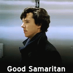 Good Samaritan Benedict Cumberbatch GIF - Good Samaritan Benedict Cumberbatch Sherlock GIFs
