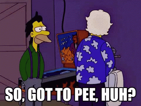 Lenny Pee GIF - Lenny Pee Simpsons GIFs