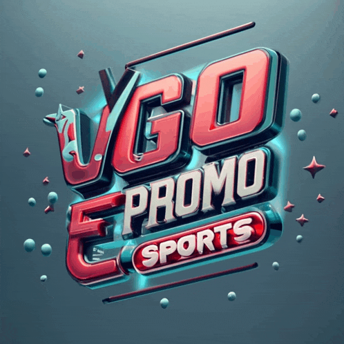 a logo that says vgo promo sports in red letters