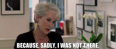 a woman is sitting on a couch in a living room and saying because sadly i was not there .