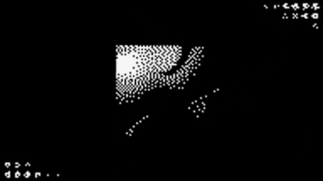 a black and white image of a person is surrounded by letters
