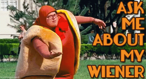 Wiener Costume GIF