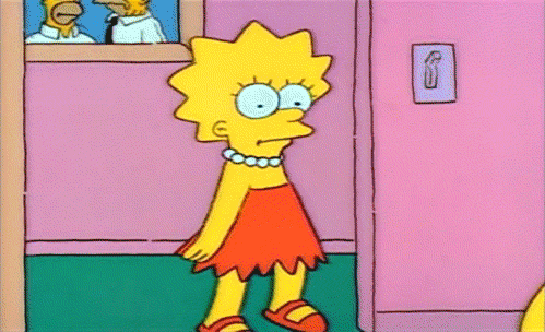 Mooning GIF - Simpsons Mooning Caught In The Air GIFs