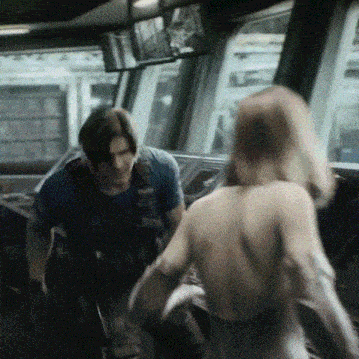 a man and a woman standing next to each other