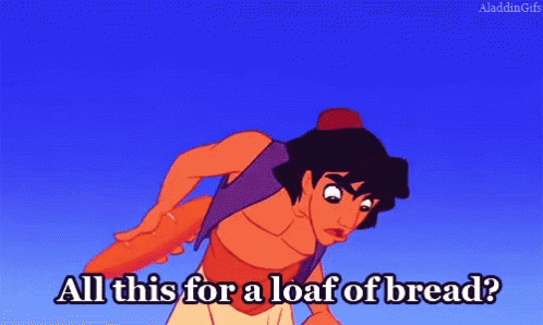 Get That Bread Aladdin GIF - Get That Bread Aladdin All This For Bread GIFs